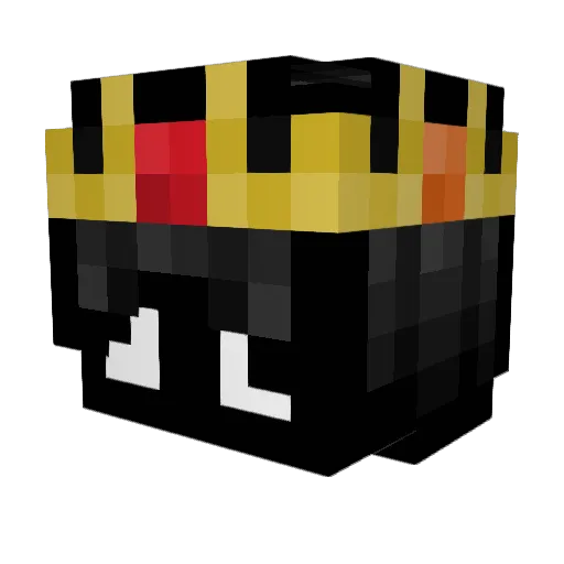 HelpTheGranny Minecraft avatar head, 3D render