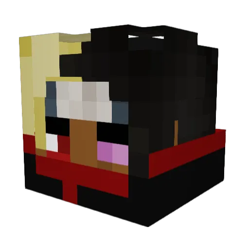 HelplessYeti_21 Minecraft avatar head, 3D render