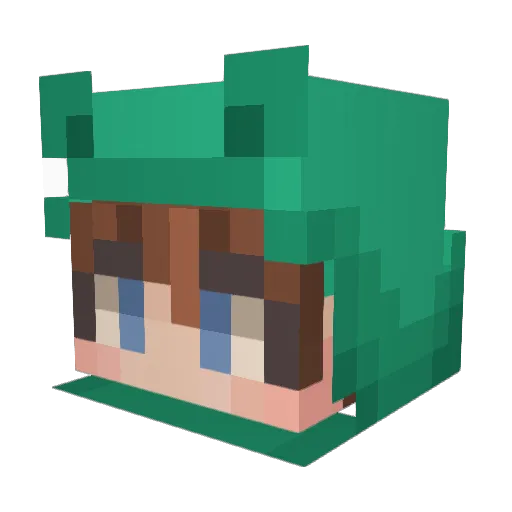 Hels_Harmony Minecraft avatar head, 3D render
