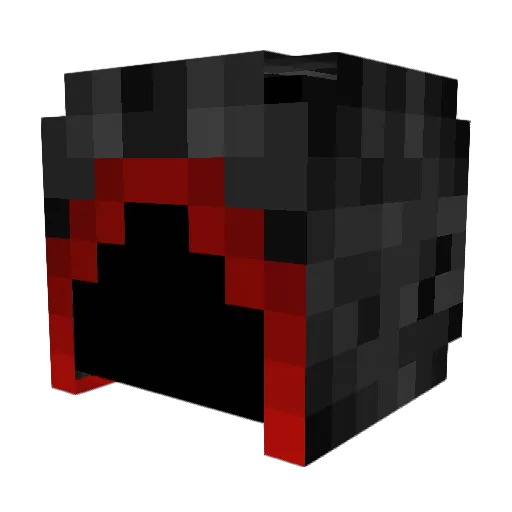 Helstar_ Minecraft avatar head, 3D render