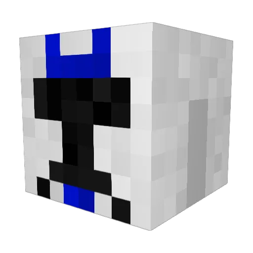 Heman2013 Minecraft avatar head, 3D render