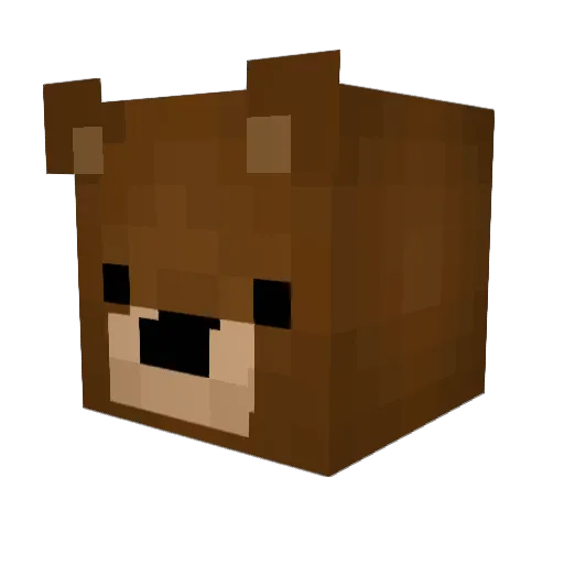 Hemetrikx Minecraft avatar head, 3D render