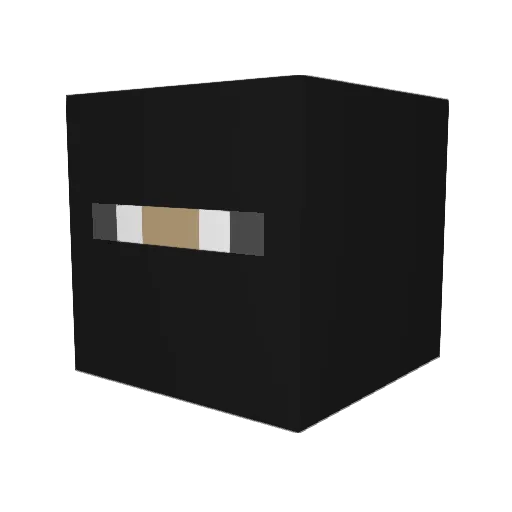 Hemphd Minecraft avatar head, 3D render