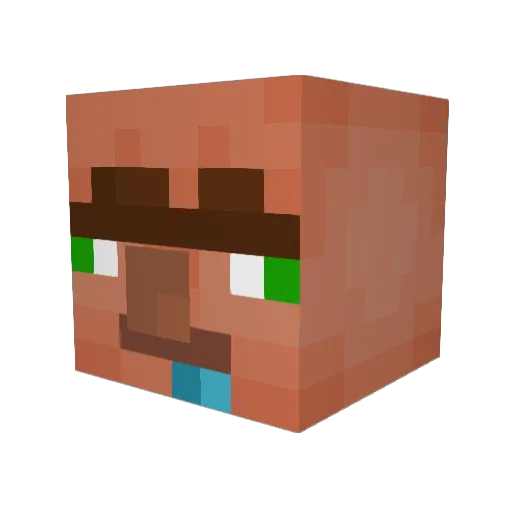 Hemuli0769 Minecraft avatar head, 3D render