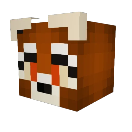 HenReally_03 Minecraft avatar head, 3D render
