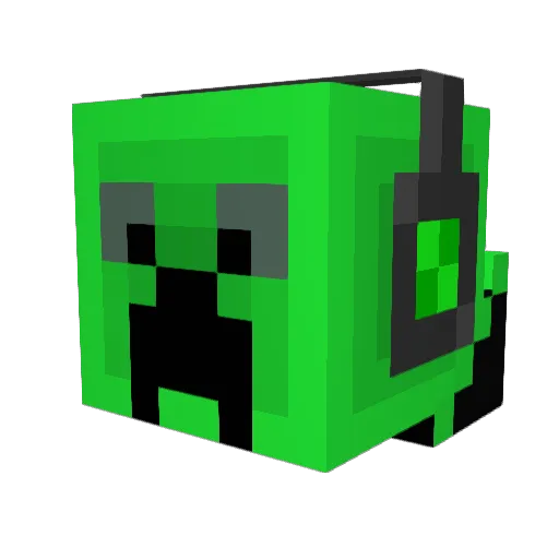HenaSpi Minecraft avatar head, 3D render