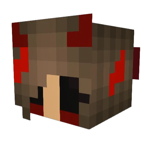 Henantje Minecraft avatar head, 3D render