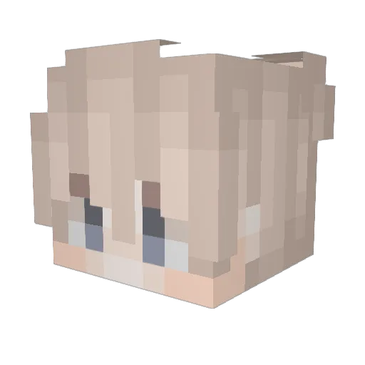 HendawgYT Minecraft avatar head, 3D render