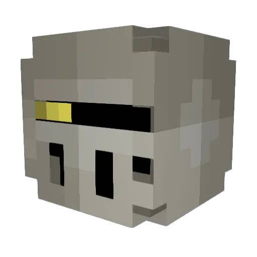 Hendo_exe Minecraft avatar head, 3D render