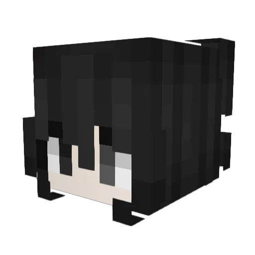 Hendotdot Minecraft avatar head, 3D render