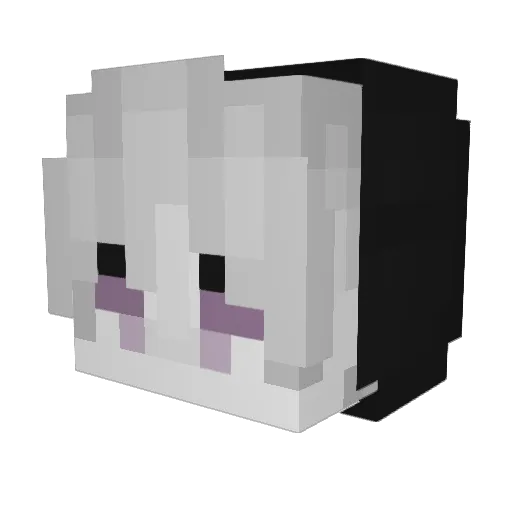 Hendrico Minecraft avatar head, 3D render