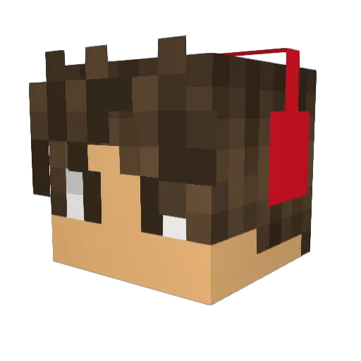 Hendrik888 Minecraft avatar head, 3D render