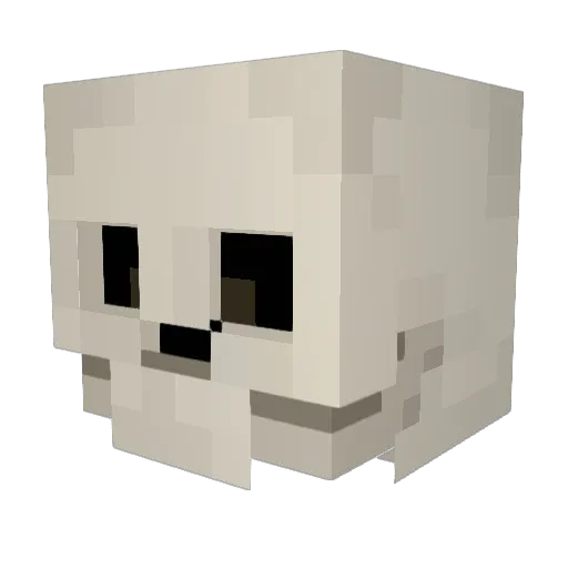 Hendrman Minecraft avatar head, 3D render