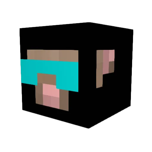 Heneey_Boy Minecraft avatar head, 3D render