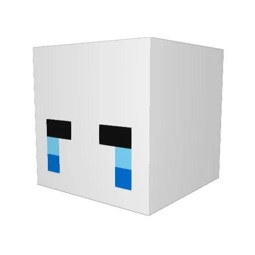 HenersR123 Minecraft avatar head, 3D render