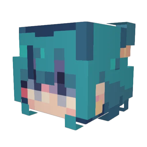 Hengrove Minecraft avatar head, 3D render
