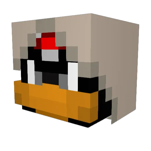 Hengurelam Minecraft avatar head, 3D render