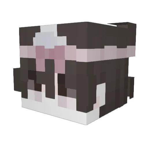 Henijay Minecraft avatar head, 3D render