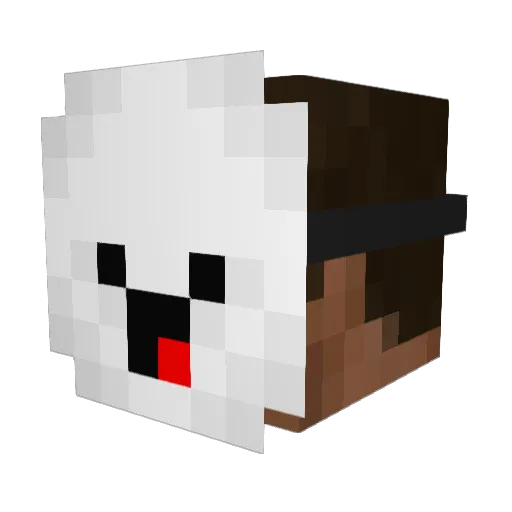 HenkDeSteeEN Minecraft avatar head, 3D render
