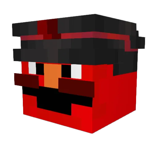 Henk_Knoop_69 Minecraft avatar head, 3D render