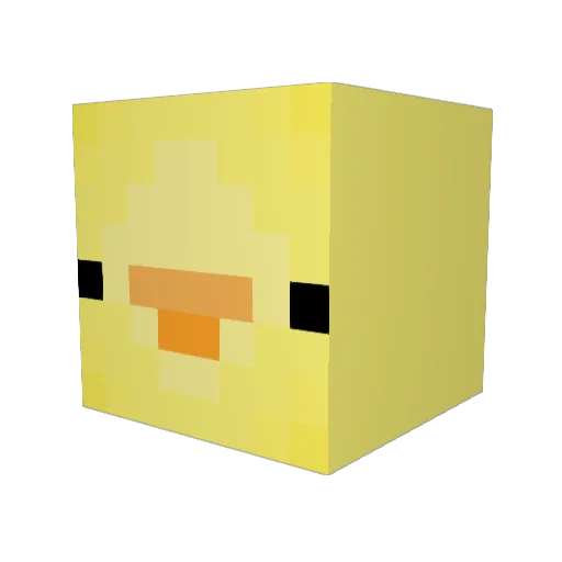 Henkelito_ Minecraft avatar head, 3D render