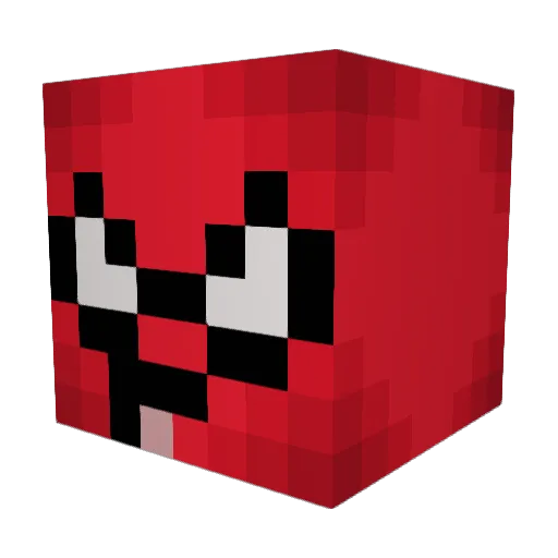 Henkezz Minecraft avatar head, 3D render