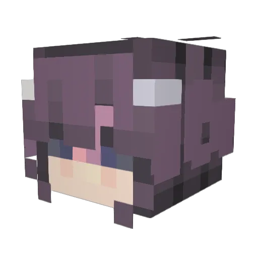 Henkkaqq Minecraft avatar head, 3D render