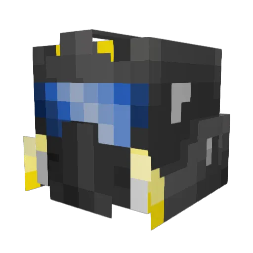 Hennessy1 Minecraft avatar head, 3D render