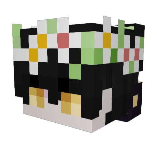 Hennessy_XI Minecraft avatar head, 3D render
