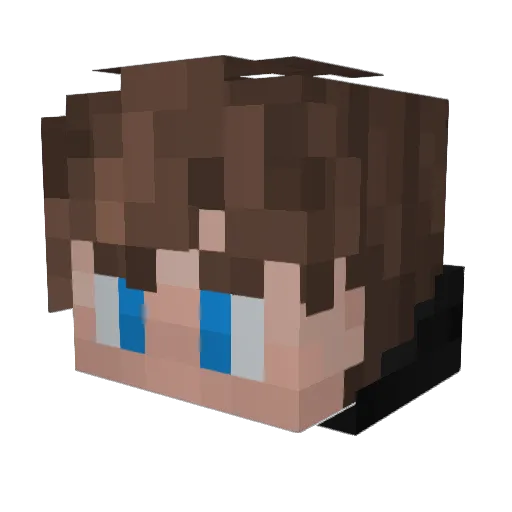 Henno0701 Minecraft avatar head, 3D render