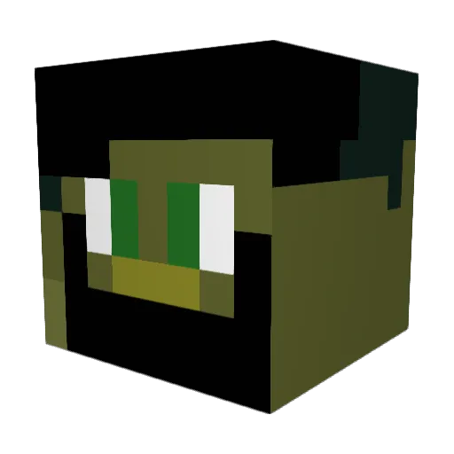 Henno39 Minecraft avatar head, 3D render
