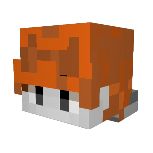 Henorik Minecraft avatar head, 3D render