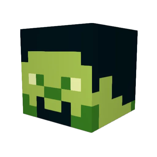 Henpeck1 Minecraft avatar head, 3D render