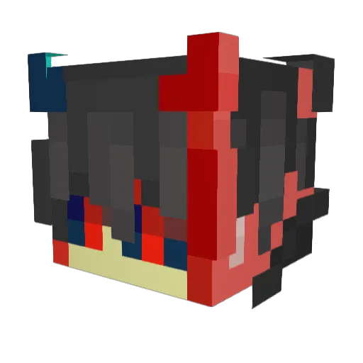 Henri6340 Minecraft avatar head, 3D render