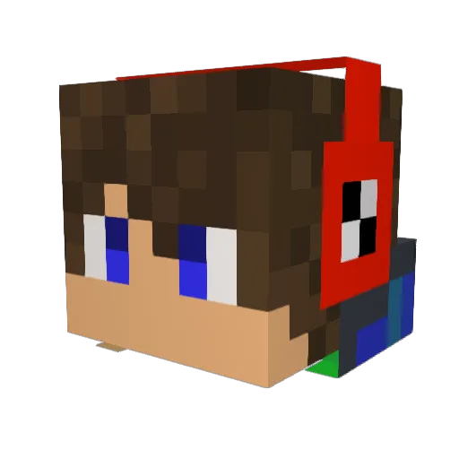 Henri_Dexter Minecraft avatar head, 3D render