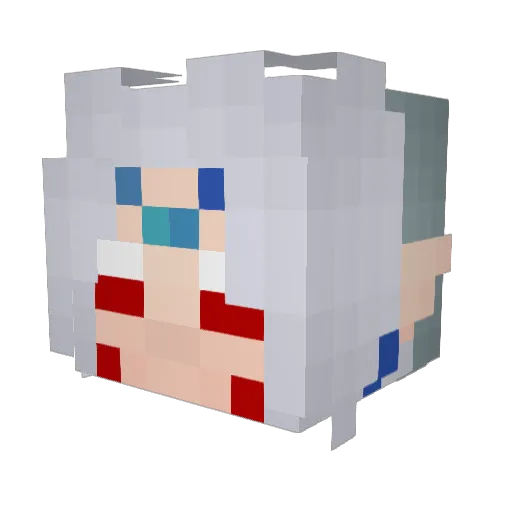 HenrickChild Minecraft avatar head, 3D render