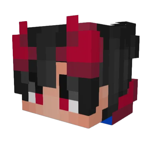 HenrikJoe Minecraft avatar head, 3D render