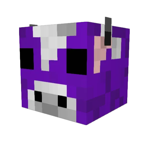 Henriqeh Minecraft avatar head, 3D render