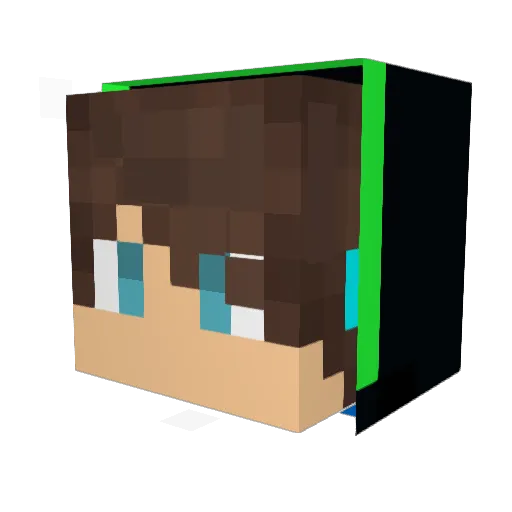 Henrique0987 Minecraft avatar head, 3D render