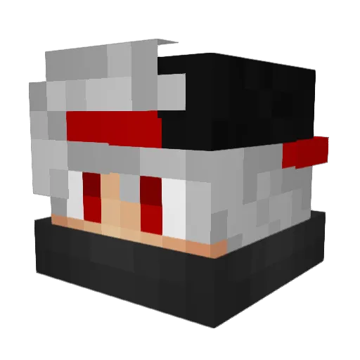 HenriqueCarniel Minecraft avatar head, 3D render