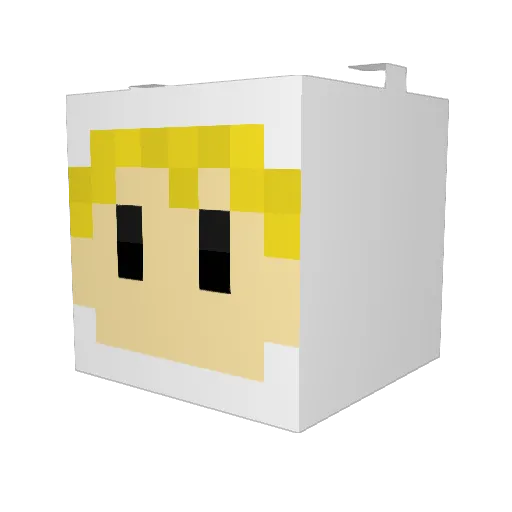 Henrique_AM Minecraft avatar head, 3D render
