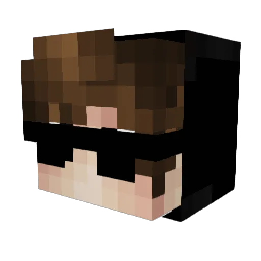 Henrique__ Minecraft avatar head, 3D render