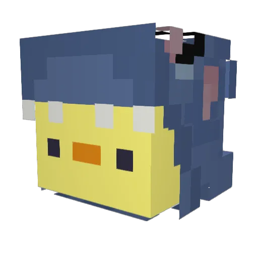Henrix200 Minecraft avatar head, 3D render