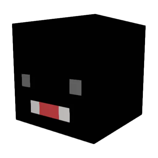 Henrosky Minecraft avatar head, 3D render