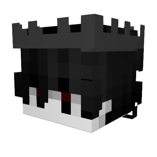 Henrx07 Minecraft avatar head, 3D render