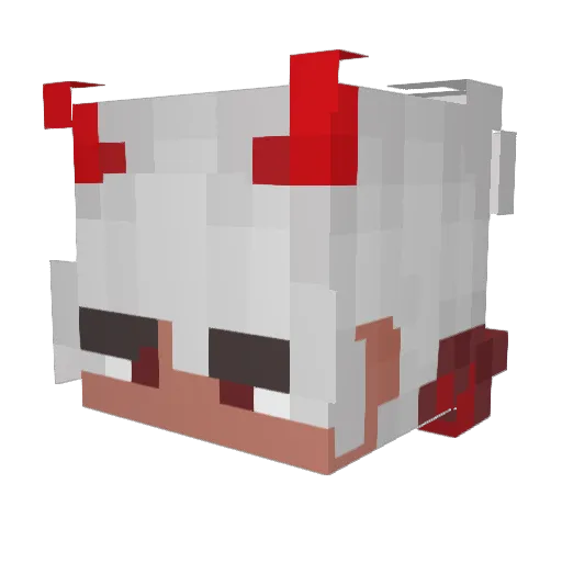 Henry1cats Minecraft avatar head, 3D render