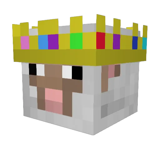 Henry64_ Minecraft avatar head, 3D render