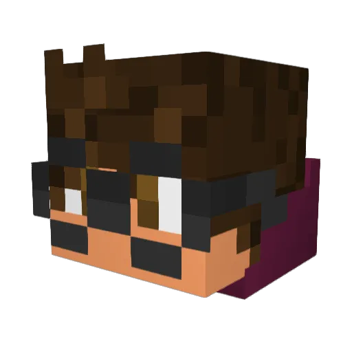 Minecraft-Avatar von HenryDL: Kopf als 3D-Render