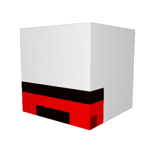 HenryDUchiha Minecraft avatar head, 3D render