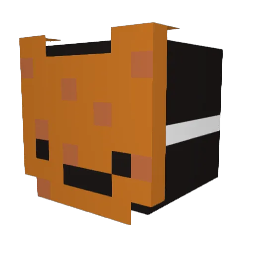 HenryFordKa Minecraft avatar head, 3D render